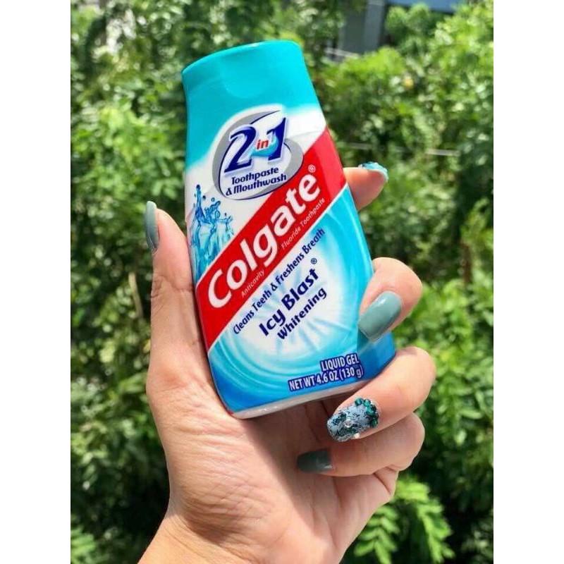 Kem đánh răng COLGATE 2 IN 1 của Mỹ 130g