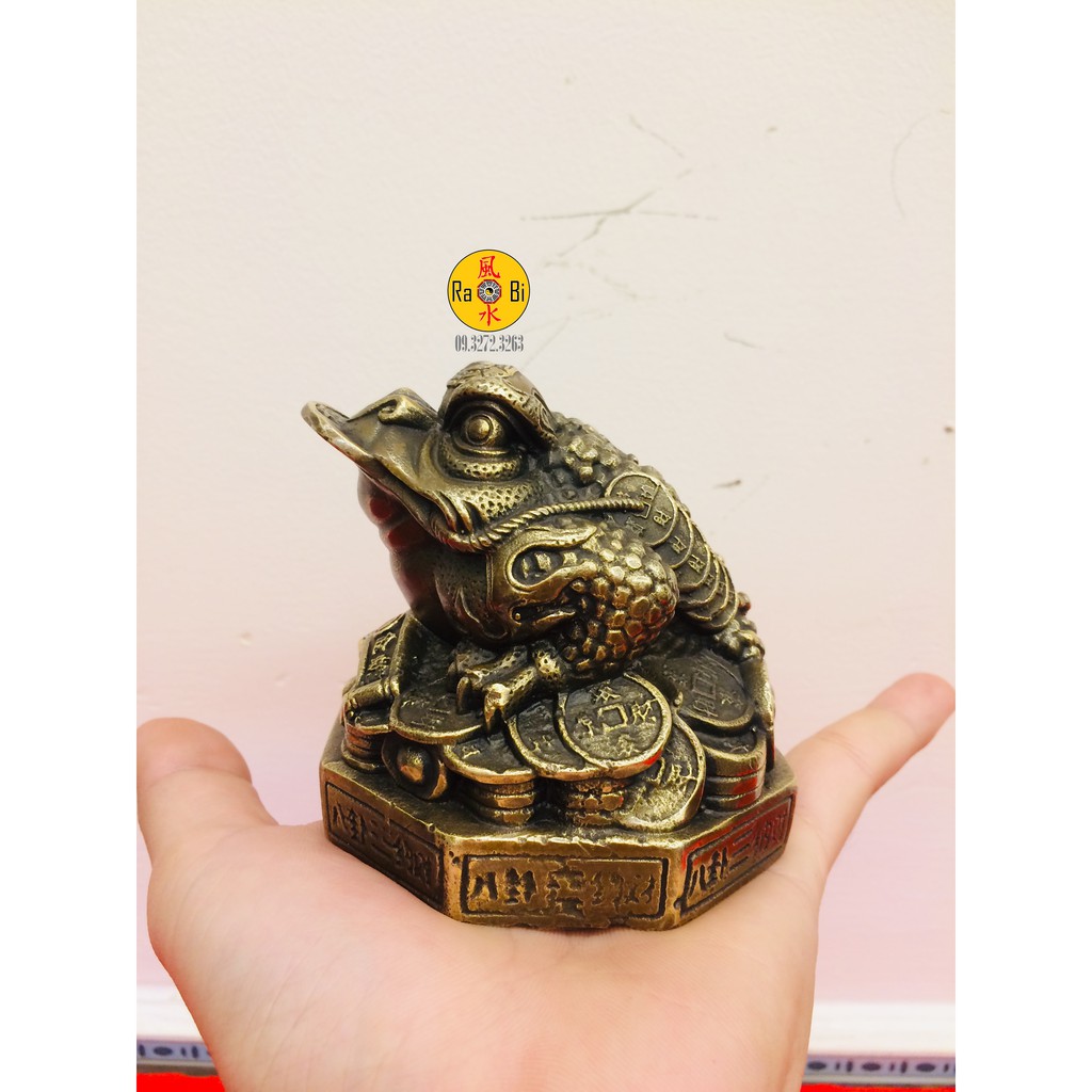 Thiềm Thừ Bát Quái - Cóc Tài Lộc - Tượng Đồng Phong Thủy