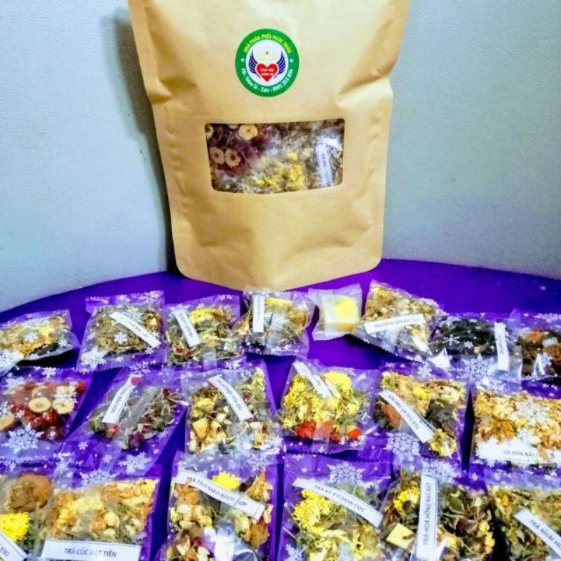 Trà hoa thảo mộc dưỡng nhan, ngủ ngon, giảm cân, đẹp da
