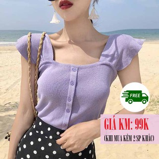 Áo hai dây len nữ ulzzang quảng châu alb25