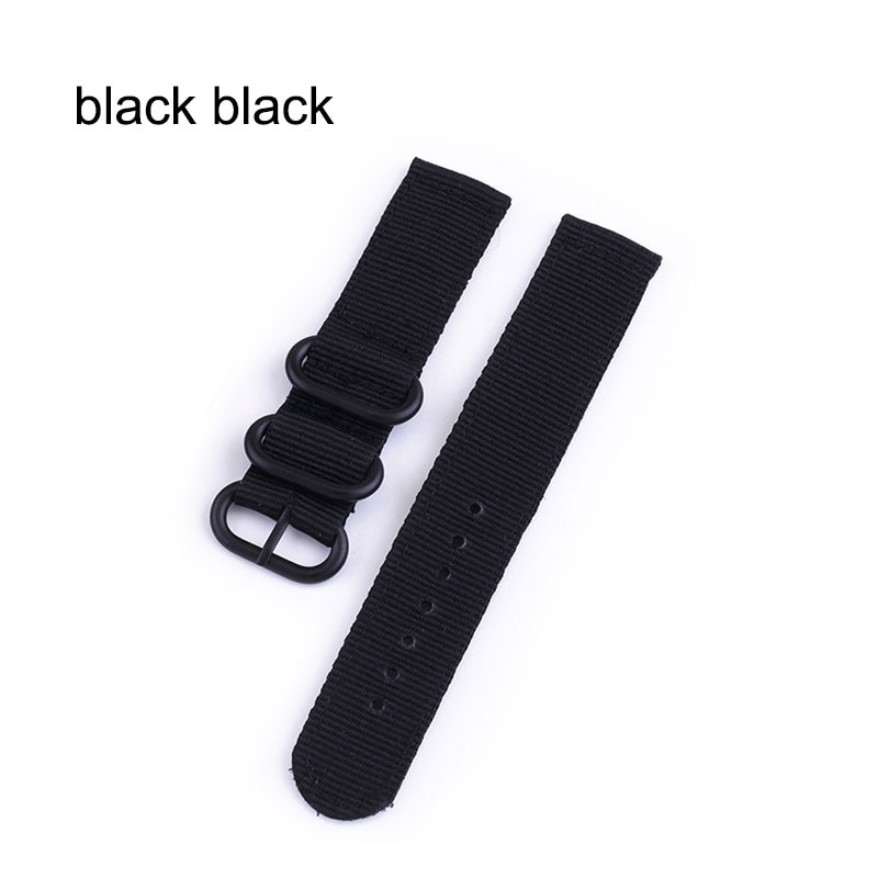 18 20 22 24mm Nylon Watch Strap Watch Accessories High Quality Watch Band Watchbands