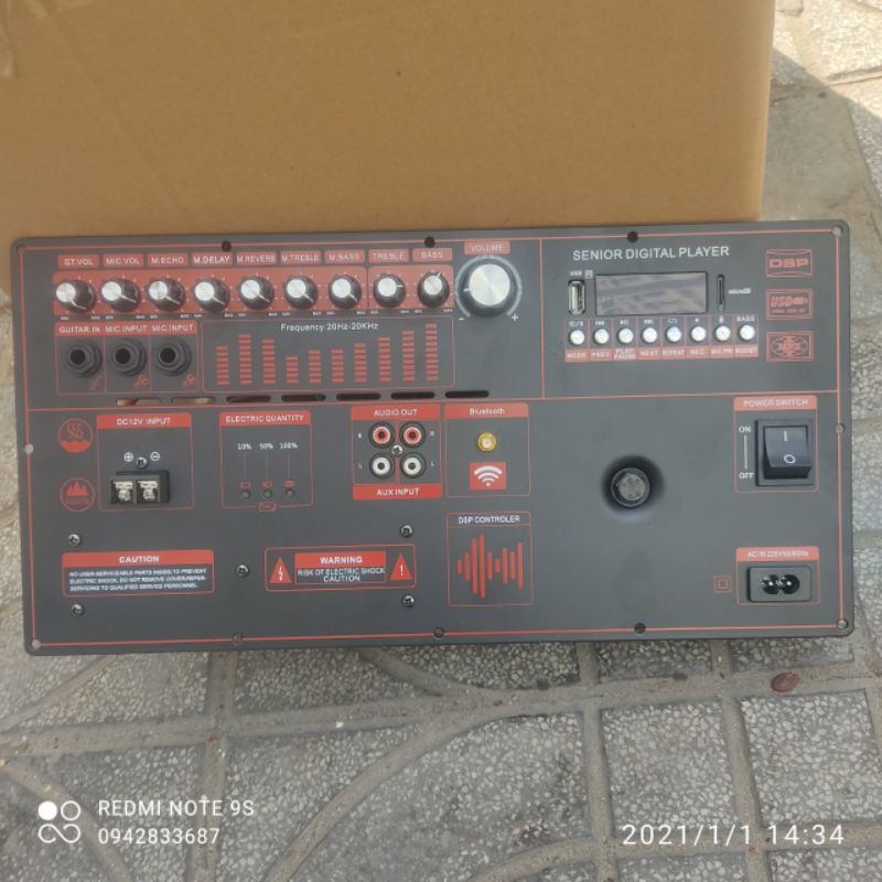 Mạch Loa Kéo 40 Đôi Echo ReVeRb 300W 19x38