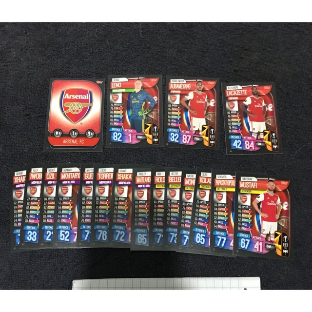 [Set thẻ] đội Arsenal mùa 19/20 (không bán lẻ)