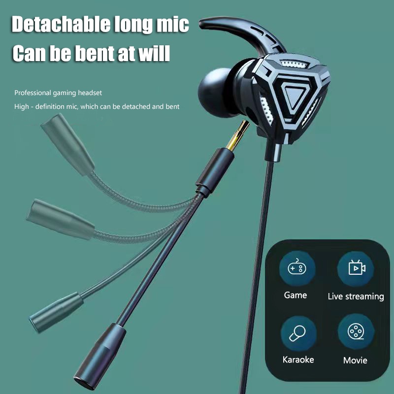 Tai nghe chơi game leyoya g30 có dây và micro chống ồn