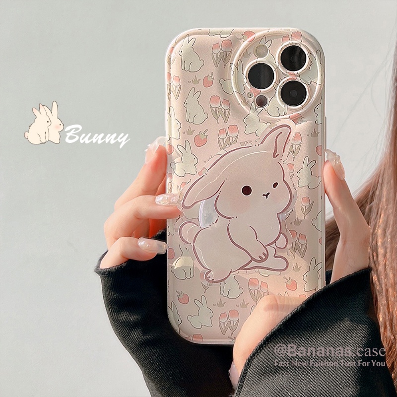 Ốp Điện Thoại Có Giá Đỡ Hình Thỏ Cho iPhone 14 Pro Max 13 Pro Max 12 Pro Max 11 Pro Max X XS XR XS Max