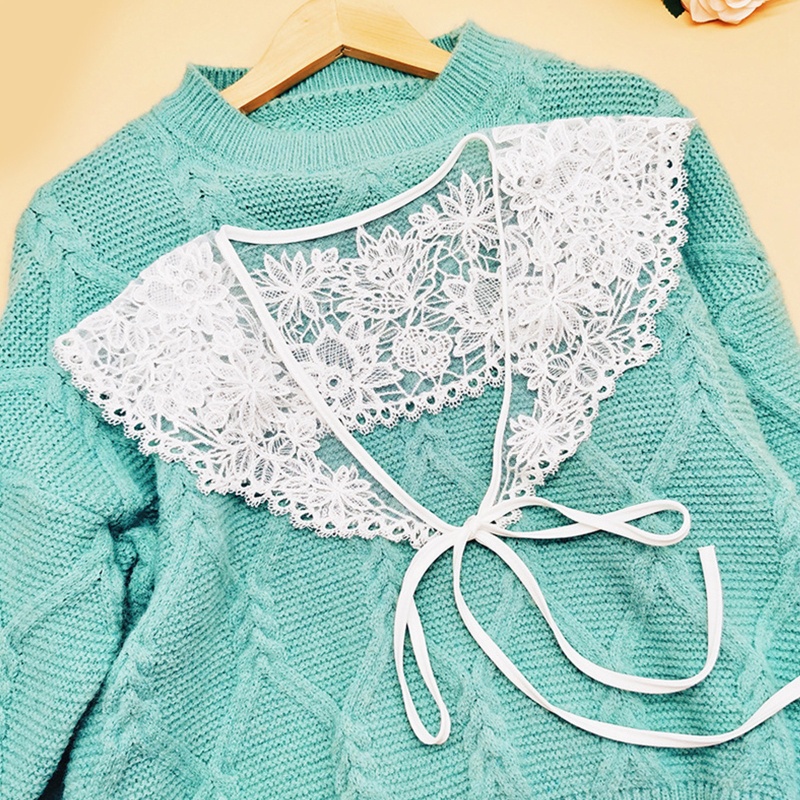 Cổ Áo Rời Cổ Áo Thêu Họa Tiết Thời Trang