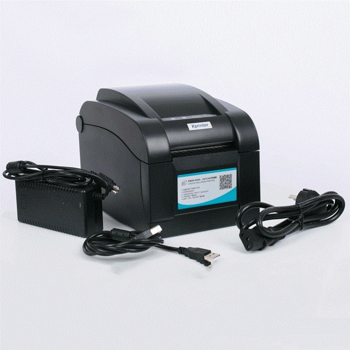 Máy in nhiệt Xprinter XP-350B chuyên in decal, in tem nhãn, in bill, in đơn hàng, in nhiệt không cần mực (đen)