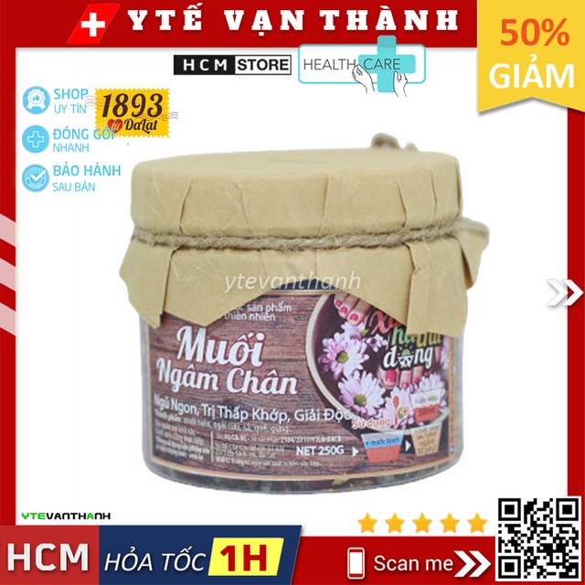 ✅ Muối Ngâm Chân Thảo Dược Đà Lạt 1893 | (Dùng được 40-50 lần) -VT0644