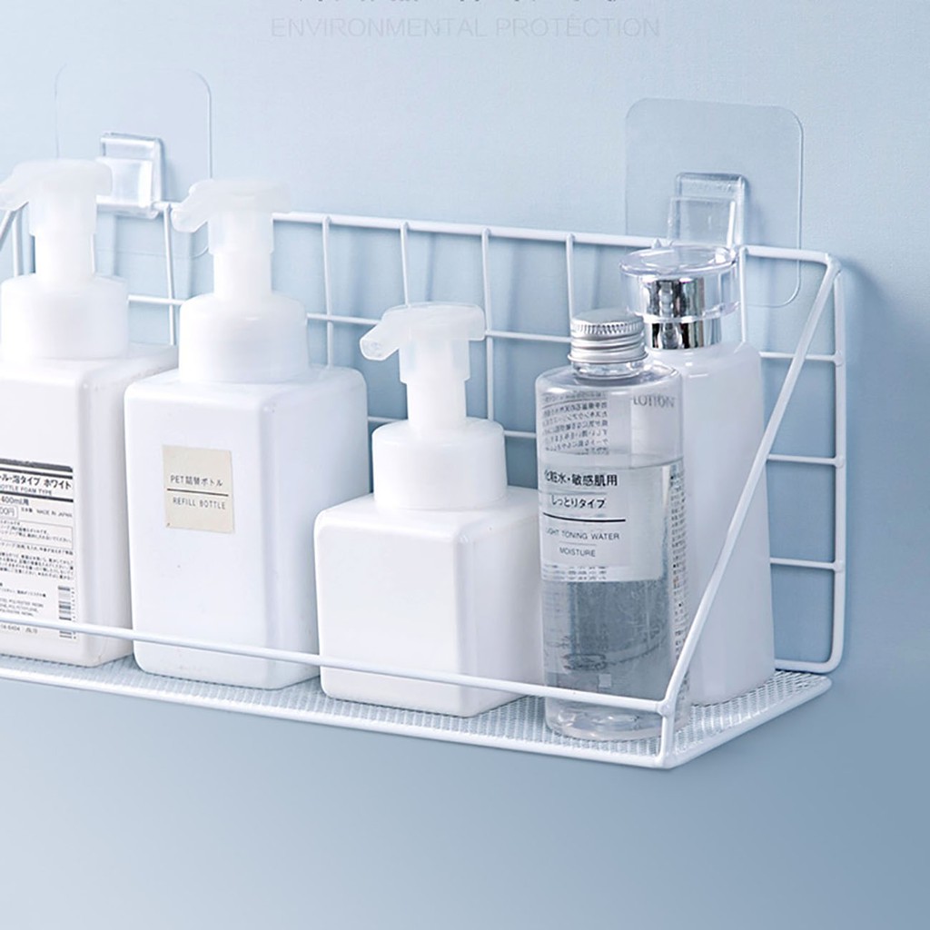 Giá Treo Tường JUJIAJIA Bằng Sắt Không Cần Khoan Tiện Dụng