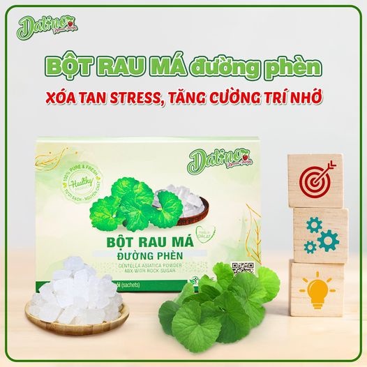 Bột rau má đường phèn DATINO 15 g x 10gói