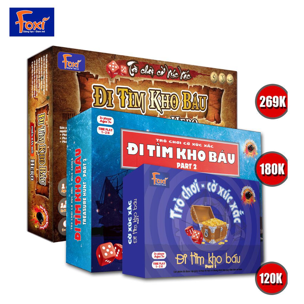 COMBO 3 BỘ ĐI TÌM KHO BÁU