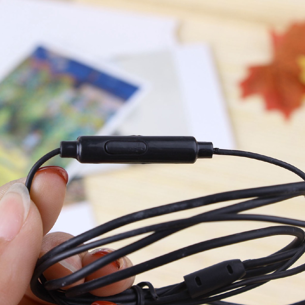 Tai Nghe Nhét Tai Jack 3.5mm Âm Thanh Siêu Trầm Có Micro Và Phụ Kiện