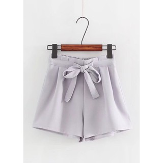 Quần Short Vải Nữ Thắt Nơ Eo 496
