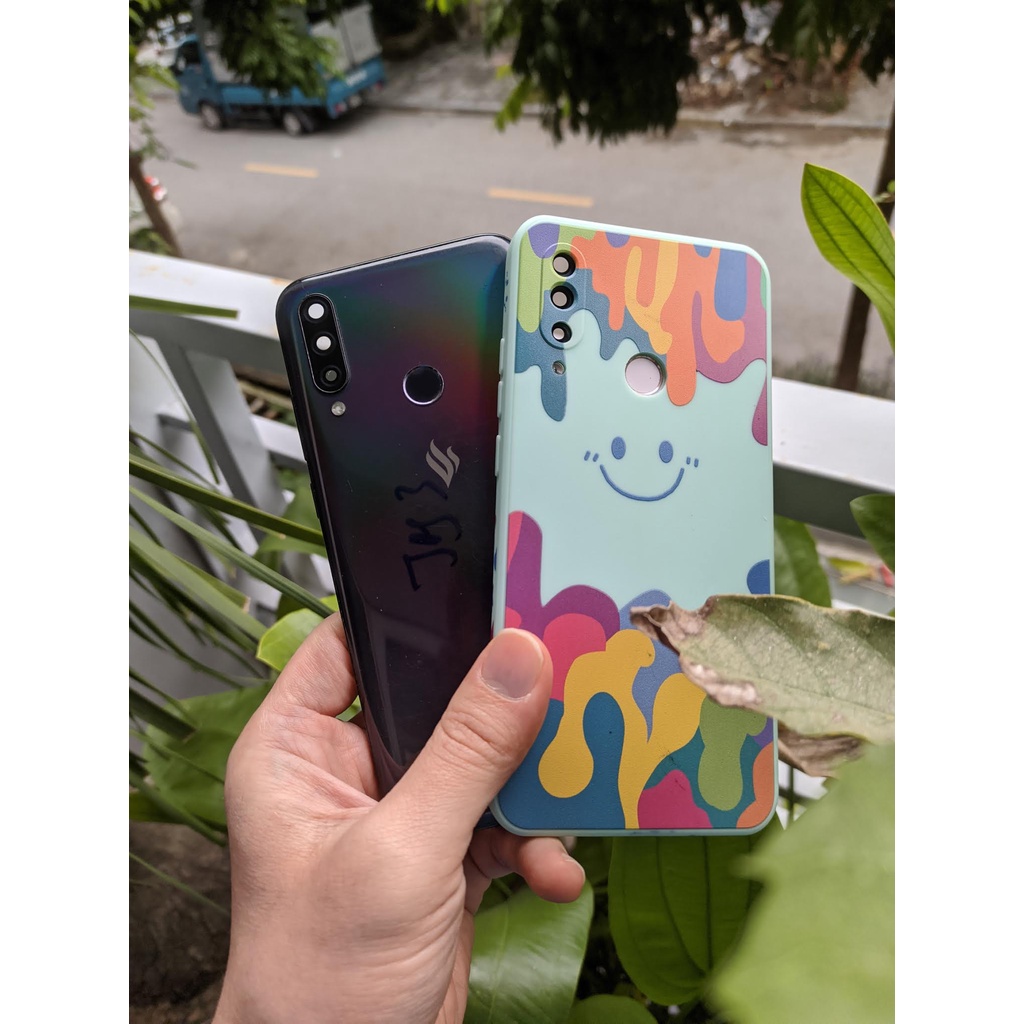 Bphone A40 A50 A60 Vsmart Joy 3 Active 3 Star 5 Aris Ốp TPU viền vuông Smile