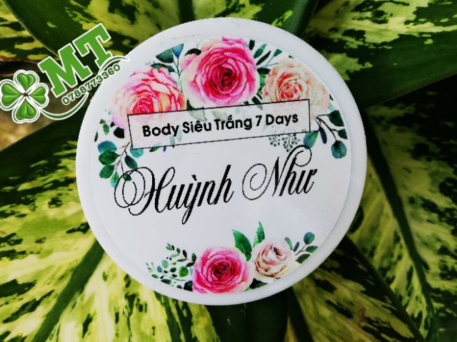 Tem decal in theo yêu cầu