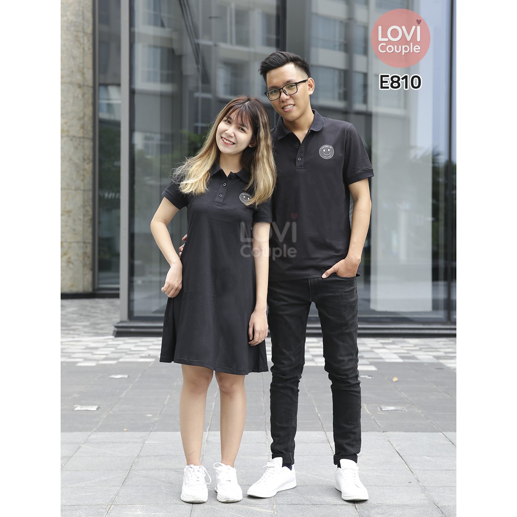 Đồ Đôi - ÁO ĐÔI - Áo váy thun đôi đẹp E810 - LoviCouple - Có FeedBack