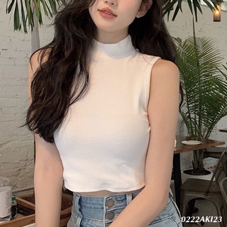 Áo thun body sát nách cổ cao