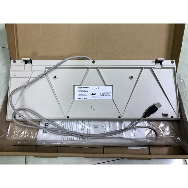 Bàn phím Keytronic cổng kết nối USB- Hàng mới- Chính hãng (màu trắng) | BigBuy360 - bigbuy360.vn