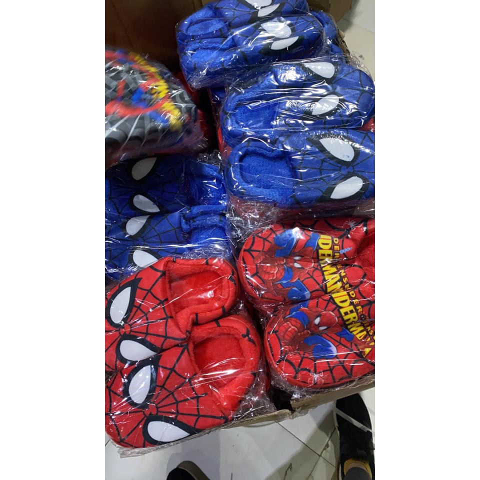 DÉP LÔNG ĐI TRONG NHÀ HÌNH NGƯỜI NHỆN CÁ TÍNH CHO BÉ TRAI