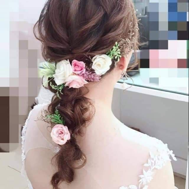 Bộ cài hoa hồng 2 châm siêu xinh