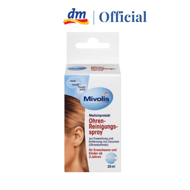 Xịt tan ráy tai cho bé và người lớn Mivolis Chuẩn Đức