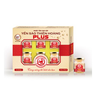 [ Combo 5 Hộp ] Yến Thiên Hoàng 18% Plus ( 6 Lọ/ Hộp)