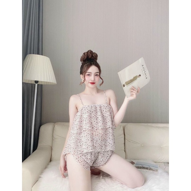 Đồ ngủ 2 dây lụa hàn dễ thương siêu rẻ xinh xắn | BigBuy360 - bigbuy360.vn