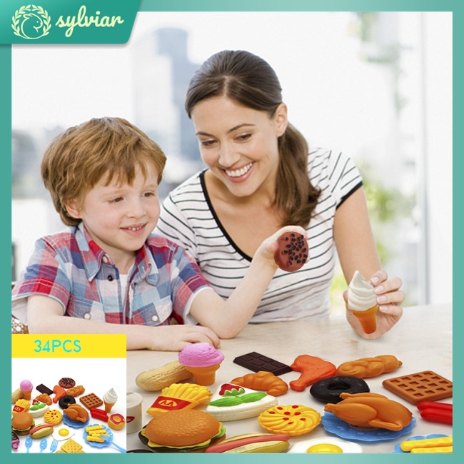 Đồ Chơi Thức Ăn Nhanh Mini Bằng Nhựa Hình Thức Ăn Nhanh Cho Bé