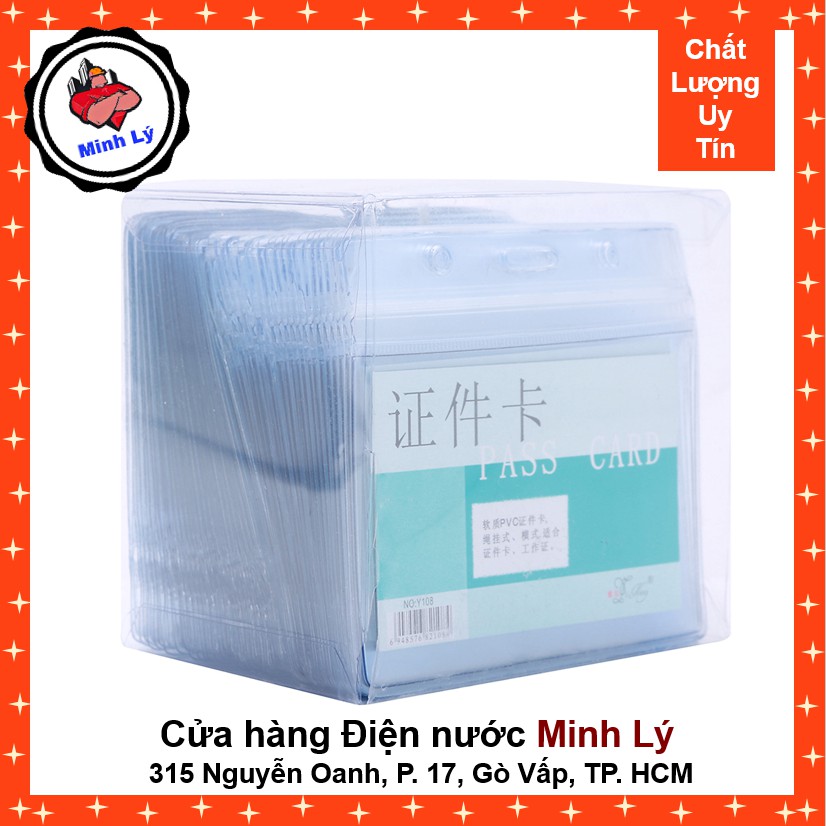 [Hỏa Tốc] Bộ 10 Thẻ Đeo Bảng Tên Nhựa Dẻo Chống Nước 8.5x10cm Cao Cấp