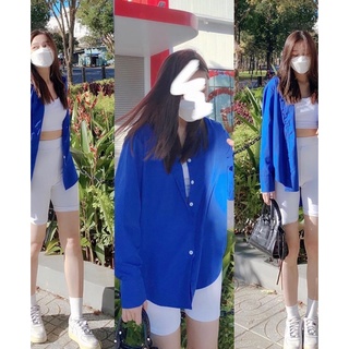 SƠ MI OVERSIZE TRƠN 🖤💙❤️