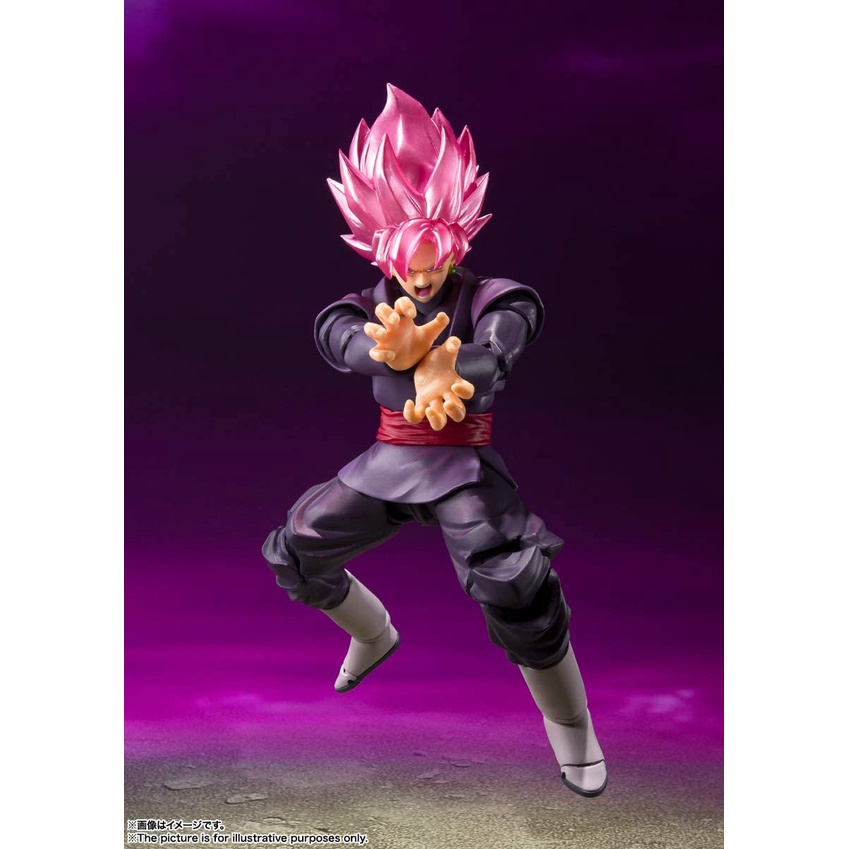 Mô Hình Nhân Vật S.H. Figuarts Dragon Ball Super Goku Black - Super Saiyan Rose Chính Hãng Mới 100%