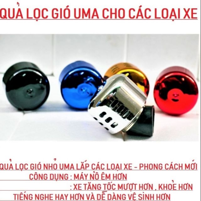 1 LỌC GIÓ XE MÁY HÀNG UMA SIÊU ĐẸP CHO CÁC LOẠI XE MÁY