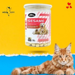 Bánh thưởng cho chó[FREESHIP]Bánh thưởng vị sữa cho chó SEASAME - Bánh thưởng hộp cho chó