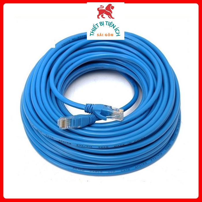 Dây mạng CAT 6 bấm sẵn 2 đầu 100m, 110m, 120m - Test thông mạng trước khi giao