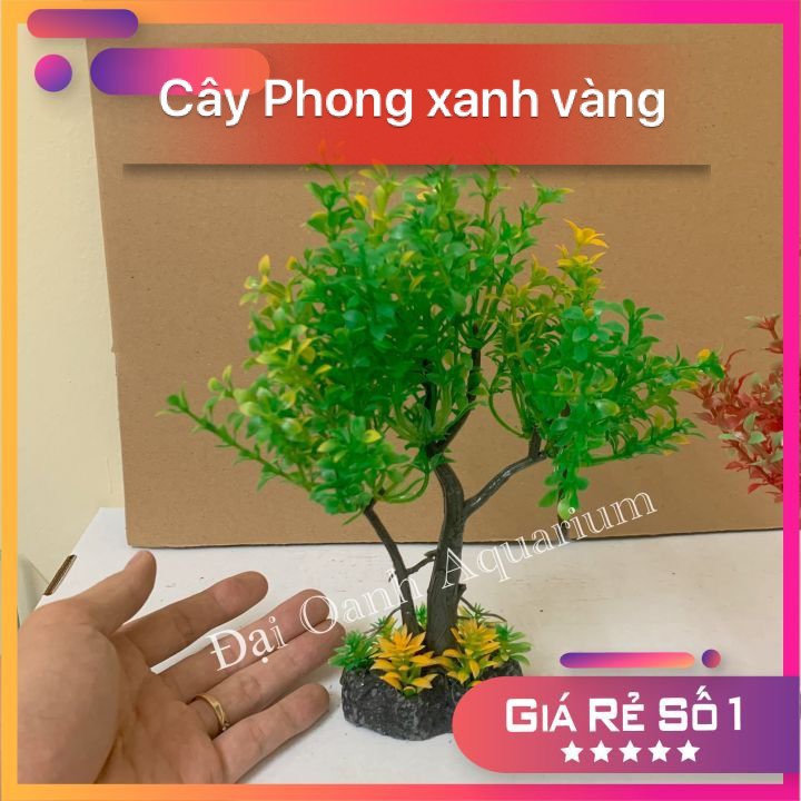 Cây Nhựa Thủy Sinh Trang trí Hồ Cá - Bể Cá Cảnh-Cây Cảnh Thủy Sinh Giả Trang Trí Bể Cá