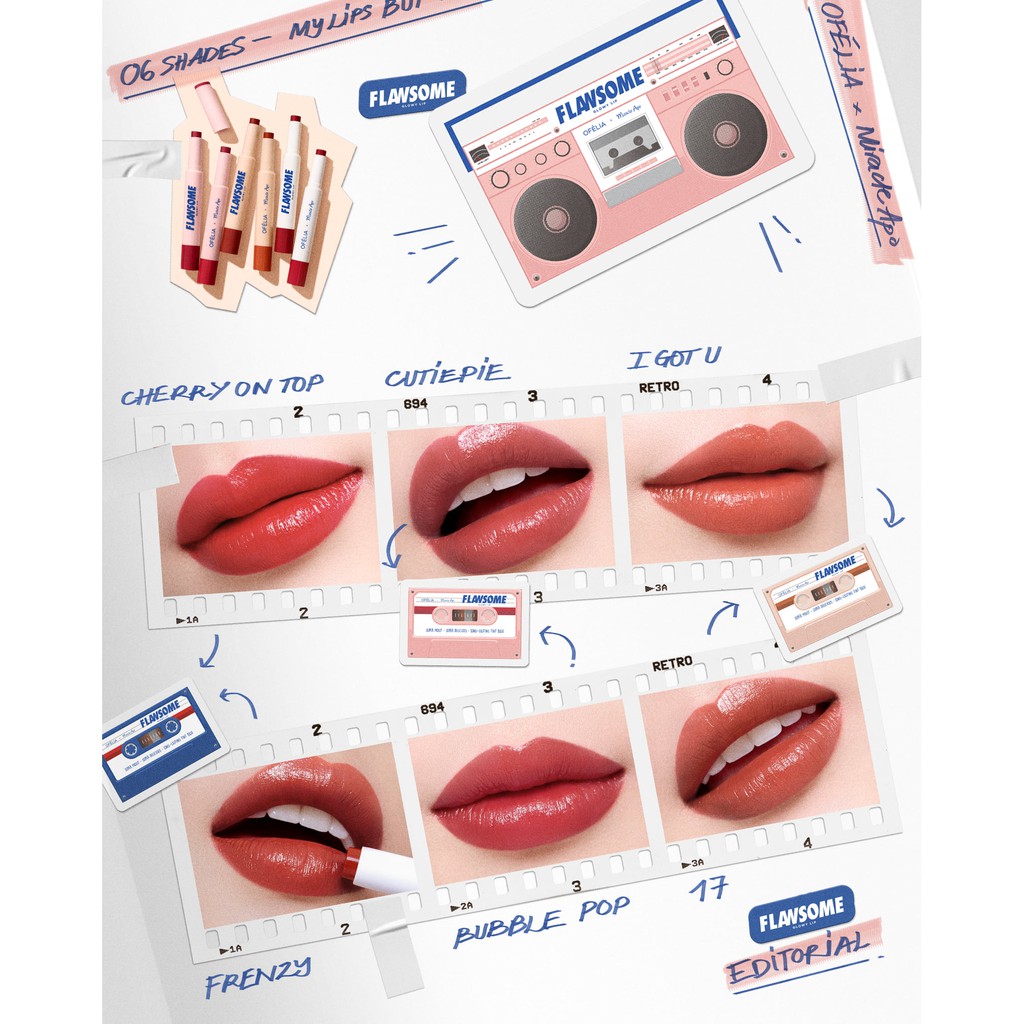 (11/2023) Set 2 - Son FLAWSOME GLOWY LIP