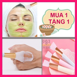 Combo 2 Cọ Silicon Cọ Lông Mềm Quét Mặt Nạ