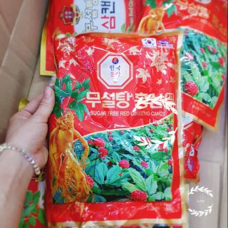 Kẹo hồng sâm không đường 500gr