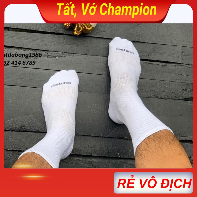 Tất Feetures, vớ thể thao ,đá bóng cho nam nữ cổ ngắn, lửng, dài chất cotton hàng dệt kim cao cấp xuất khẩu