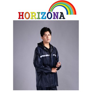 Áo mưa bộ full set Phản Quang [Horizona] - [Xanh Đậm]