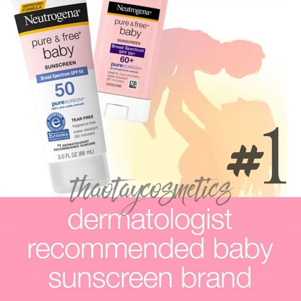 Kem chống nắng cho trẻ em Neutrogena Pure &amp; Free Baby Sunscreen (88ml)