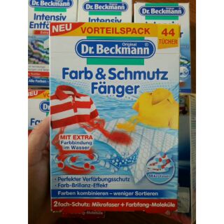GIẤY CHỐNG LEM MÀU QUẦN ÁO KHI GIẶT DR. BECKMANN