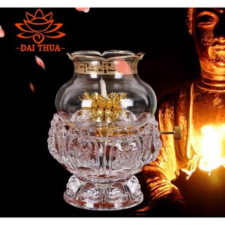 ĐÈN DẦU PHA LÊ MÀU TRẮNG 03 -phatgiaodaithua