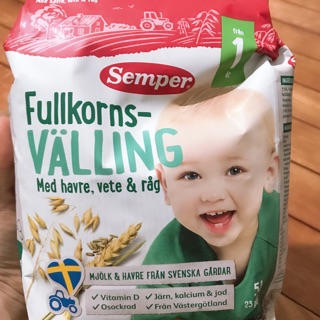 Sữa ngũ cốc giúp bé tăng cân valling semper thụy điển 725g