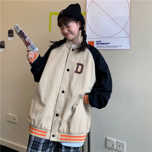 Áo Khoác Bomber Bóng Chày ( Có ảnh thật )