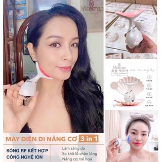 Máy điện di nâng cơ chống nhăn đẩy sâu tinh chất total therapy 3 in 1 mitechan