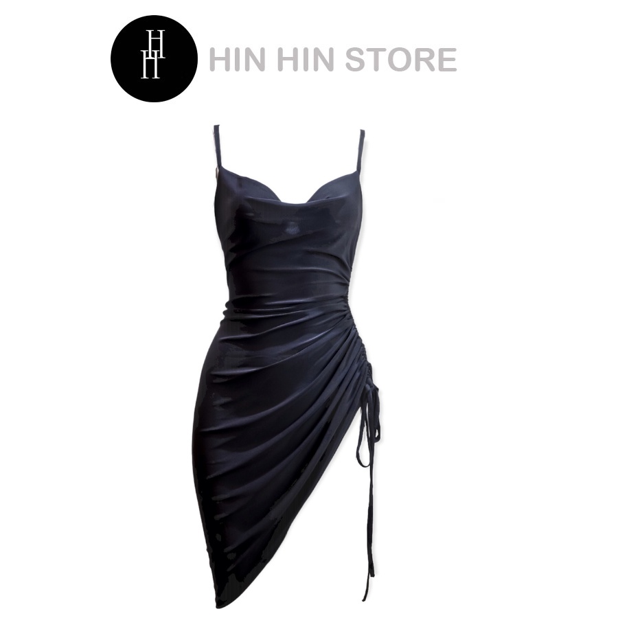 Đầm body rút dây cổ đổ tôn dáng HDT233 Hỉn Hỉn Store