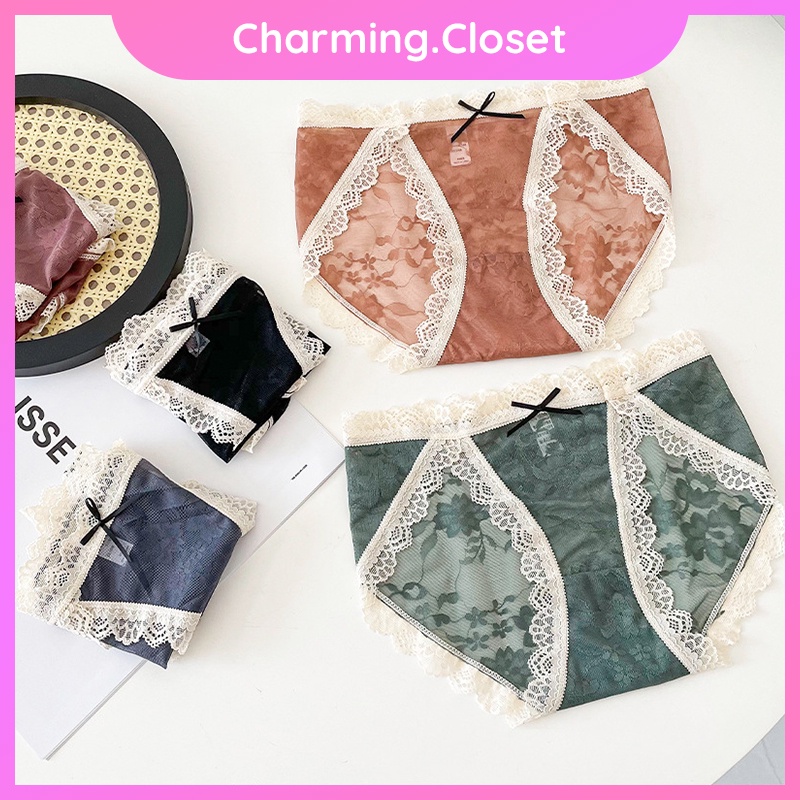 Quần Lót Ren Nữ Cao Cấp Sexy Gợi Cảm, Quần Chip Nữ Ren Đính Nơ Xinh Xắn Quyến Rũ | BigBuy360 - bigbuy360.vn