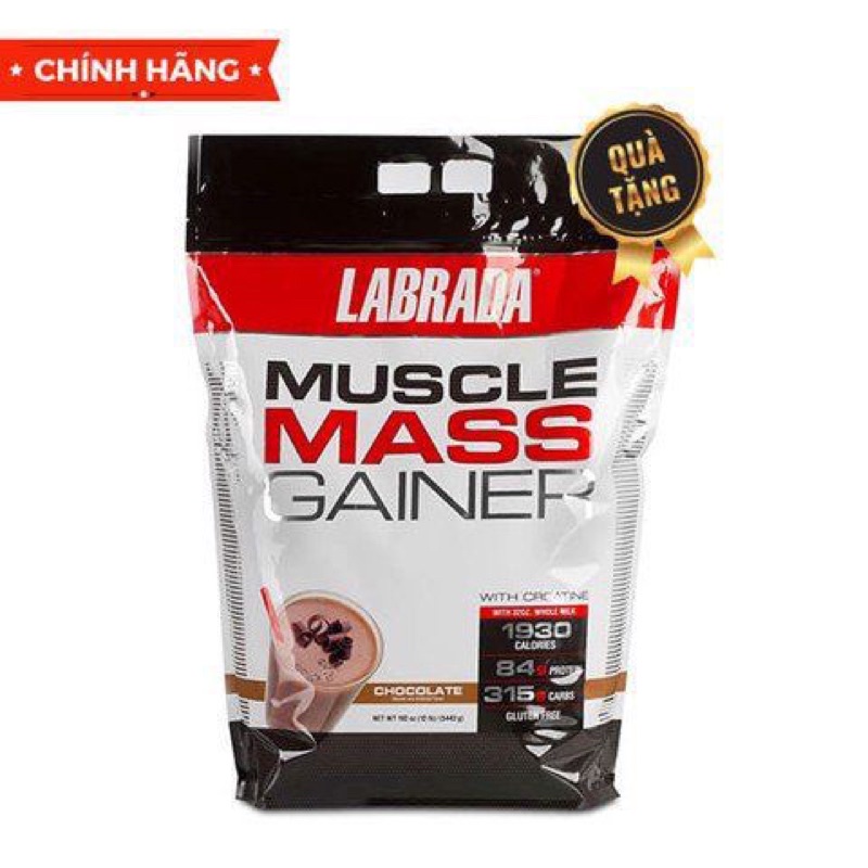 Sữa tăng cân Labrada Muscle Mass Gainer 12 Lbs (5443 g) nhập khẩu Mỹ phân phối Gymstore