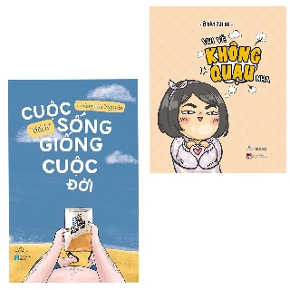 Sách - Combo  Cuộc Sống "Đếch" Giống Cuộc Đời  + Vui Vẻ Không Quạu Nha